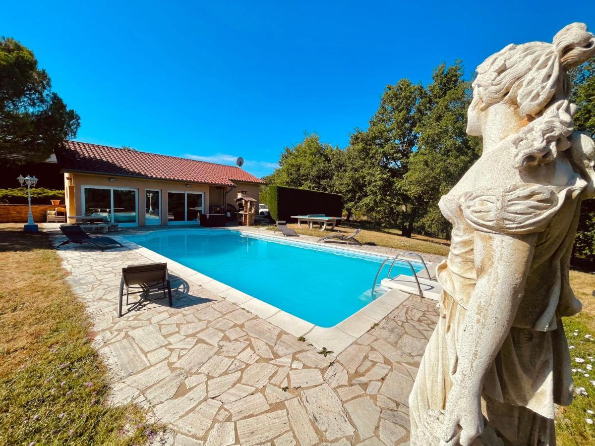 La Villa Perroquet Poncins Exterior foto
